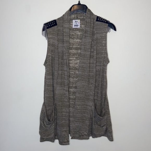 Son Of John Heathered Camo Vest Size 2 - Picture 1 of 9